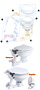 RICAMBI PER TOILETTE ELETTRICA QUIET FLUSH SEAFLO